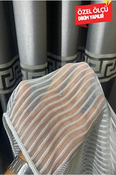 Emes Akita Tül Perde Oturma Odası Ve Mutfak İçin Lüks Perde