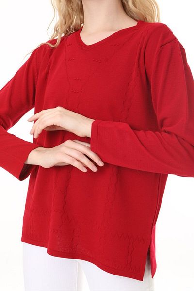Lamierra Seasonal Knitwear Mother's Blouse