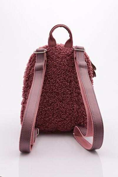 DGN Dusty Rose Plush Women's Backpack - 1282856