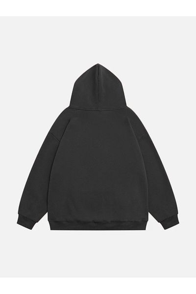 Mad&Calf Φούτερ Unisex Oversize Fleece - Κουκούλα με στάμπα Heartless Love