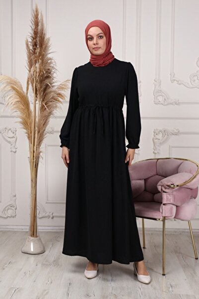 fistan Φόρεμα Hijab με σχοινί μέσης