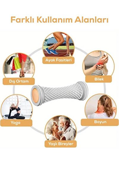 MUJGAN Ayak Masaj Silindiri - Derin Doku Masajı İçin Yüksek Performanslı Silindir
