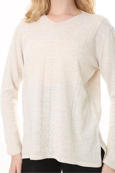 Lamierra Seasonal Knitwear Mother's Blouse