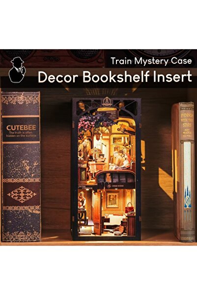 CUTEBEE Train Mystery Case - CUTEBEE Book Nook Sihirli Kütüphane Kiti(BN01B-AMZ01)