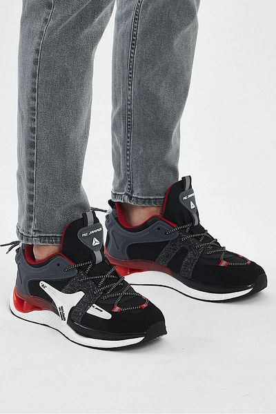 MC Jamper Men's Black Orthopedic Casual Sneakers