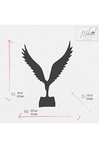 MÜKEMEL Anka Kuşu heykeli figür obje, biblo masa dekorasyon salon ofis aksesuarları-Mükemel orijinal tasarım