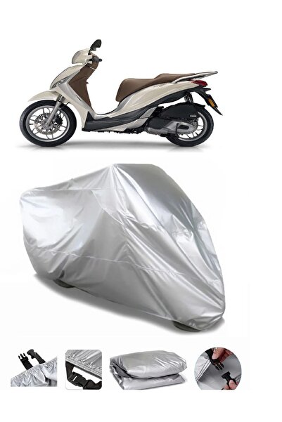 CoverPlus بياجيو ميدلي S 150 علامة تجارية مقاومة للماء باللون الرمادي