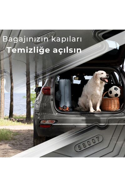 Genel Markalar Renault Megane 4 Çift Kulaklı Kauçuk Galaxy Model Bagaj Havuzu