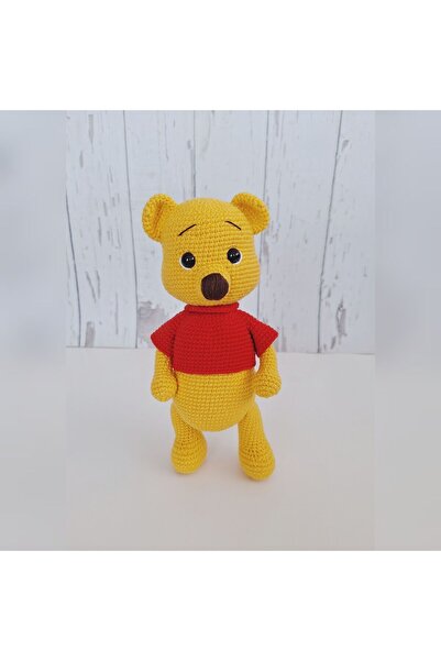 CARMELİNA Winnie the pooh Örgü Oyuncak, Amigurimi