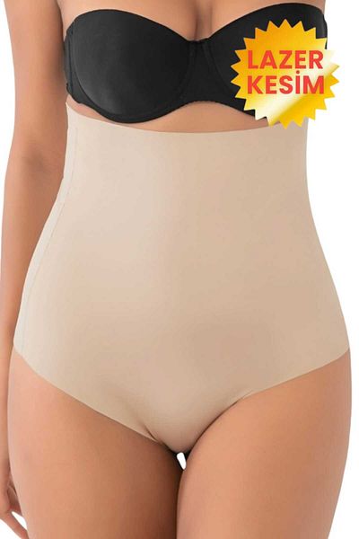 Tezzgelsin High Waist Laser Cut Women's String Corset - Slimming and Lifting