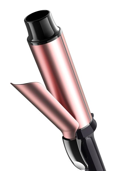 Hairens HRS-740 Ultra Thick 40mm Special for Dyed Hair Moringa Oil Covered Curling Iron