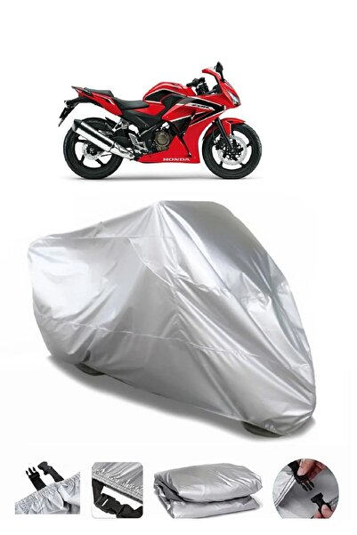 CoverPlus ماركة هوندا CBR 250 R رمادية مقاومة للماء للدراجات النارية
