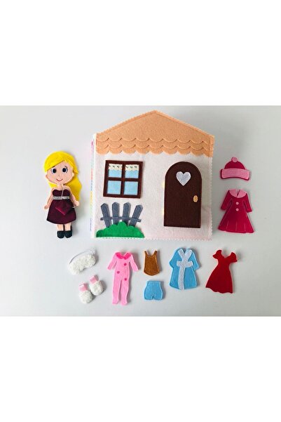 BEBİSBOOK Montessori Evcilik Evi Oyun Kitabı