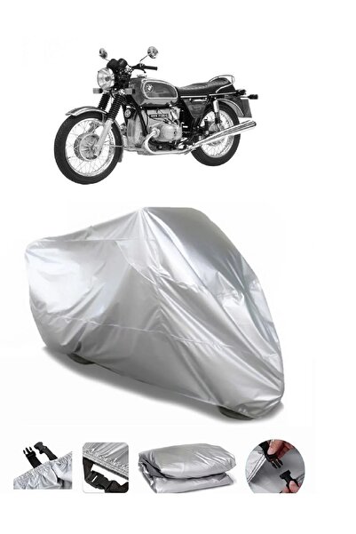 CoverPlus ماركة دراجة نارية مقاومة للماء باللون الرمادي Bmw R 60-7