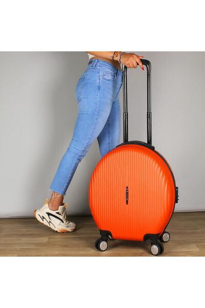 My Valice Bubble Abs Yuvarlak Valiz Turuncu