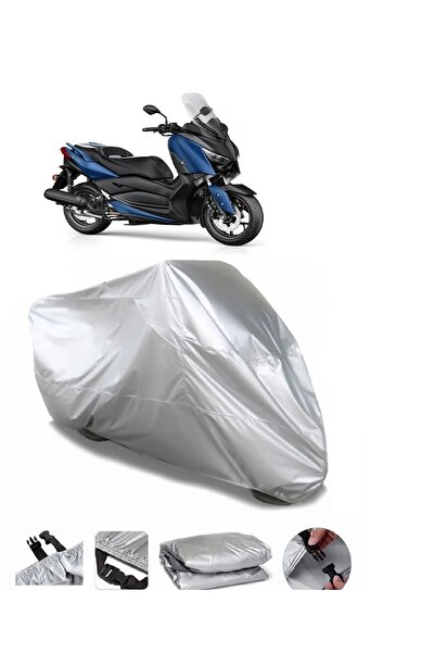 CoverPlus ماركة ياماها X-Max 125 Iron Max ABS رمادية مقاومة للماء للدراجات ال...