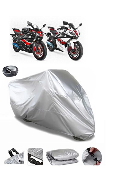 CoverPlus Yuki Yk250-21 R-Samurai Rear Bag Compatible Waterproof Motorcycle B...