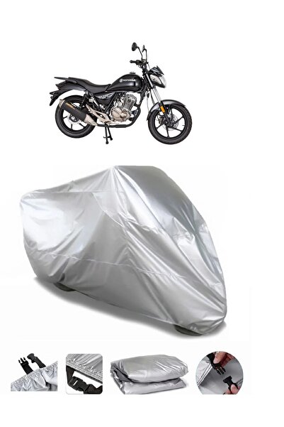 CoverPlus ماركة دراجة نارية مقاومة للماء باللون الرمادي من Mondial Vulture I-E