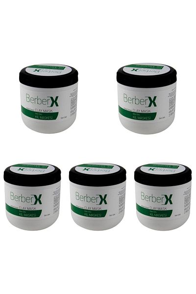 berberix 5 Pieces Berberx Plant Clay Mask - 5x650gr