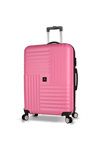 My Valice Puzzle Abs Büyük Boy Pembe Valiz