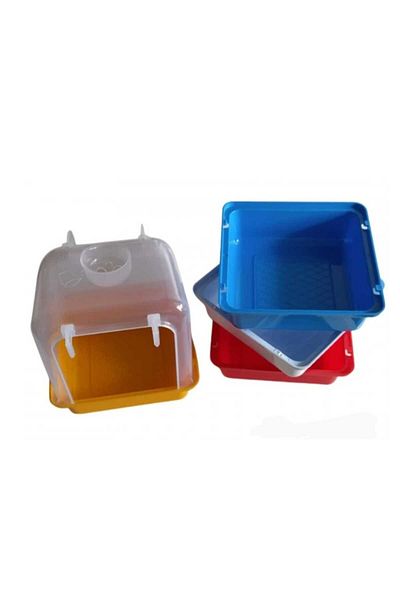 Fit Fly Neo Pet Market Fit Fly Large Size Bird Bath Mixed Color (18 X 18 X 19 cm)