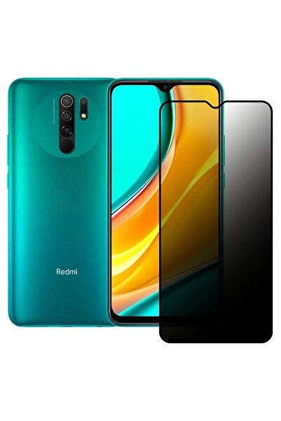 ZETT Xiaomi Redmi 9 -Uyumlu Privacy HAYALET - Temperli Cam Ekran Koruyucu-Ant...