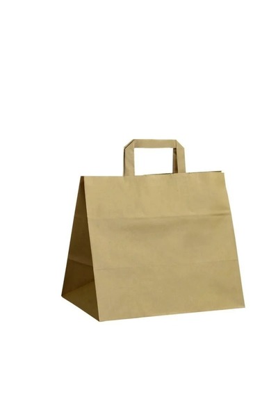 GİZPAK Kraft Içten Saplı Kağıt Çanta 32x26x21cm 50 Adet