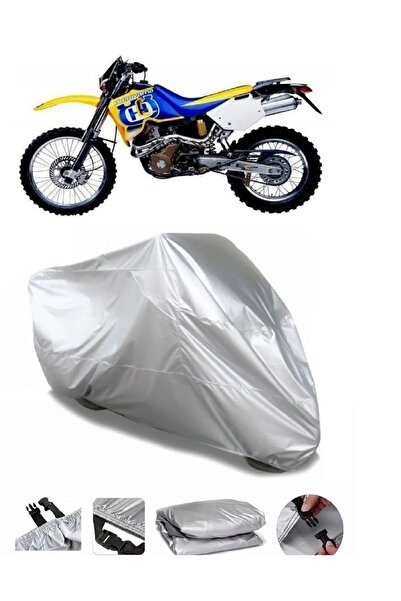 CoverPlus Husqvarna TE 610 علامة تجارية مقاومة للماء باللون الرمادي