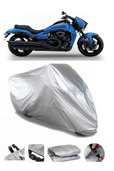 CoverPlus ماركة سوزوكي VZR 1800 دخيل رمادي مقاوم للماء للدراجات النارية