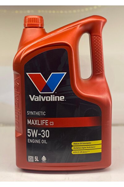 Valvoline VALVOLİNE MAX LİFE C3 5W30 5 LT DPF'Lİ ÜRT.2024