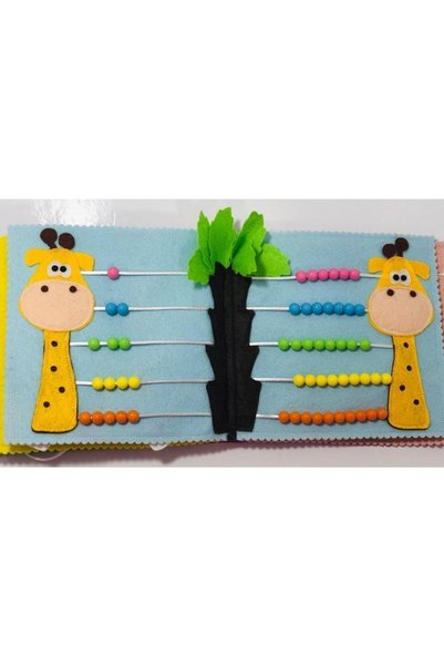 BEBİSBOOK Montessori Book Educational Baby Activity Book