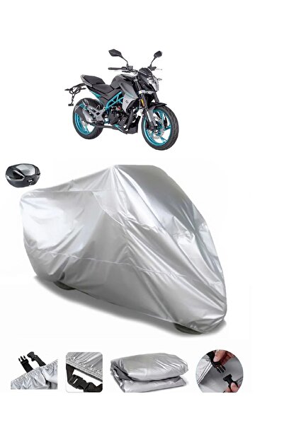 CoverPlus Cf Moto 150Nk - Waterproof and Fit Back Bag Motorcycle Tarpaulin