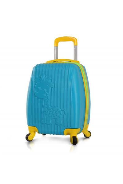 My Valice Kids Abs Çocuk Valizi Zürafa Mavi