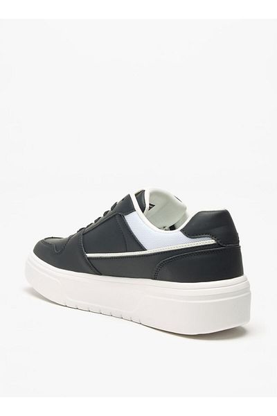 Lee Cooper Men's Color Blocked Sneakers with Lace-Up Closure