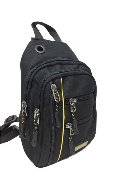 SEVENTEEN 4924-22 Striped Men's Body Bag Crossbody Bag