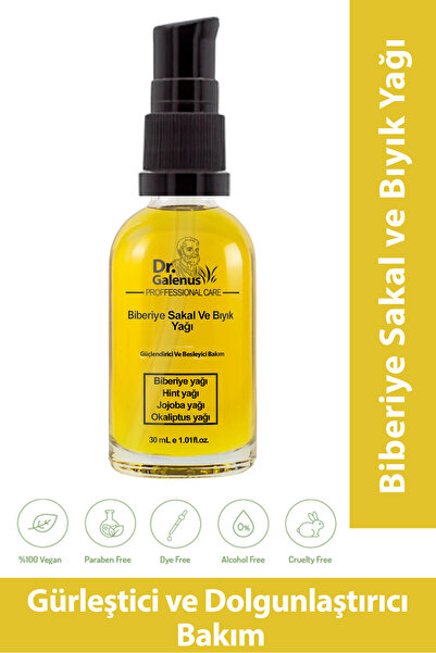 Dr. Galenus Biberiye Sakal ve Bıyık Yağı Gürleştici ve Dolgunlaştırıcı Bakım