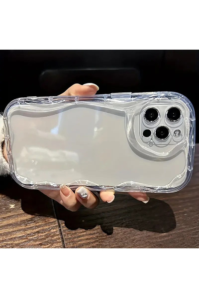 MustCase Iphone 14 Pro Max Uyumlu Kılıf Dalga Kenarlı Darbeye Karşı Korumalı ...