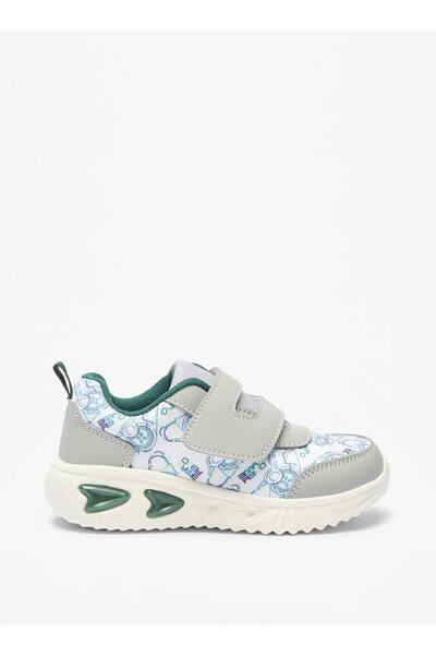 LBL by Shoexpress Game Print Sneakers with Hook and Loop Closure