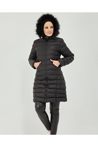 KaSheHa Women's Black Down Filling Coat