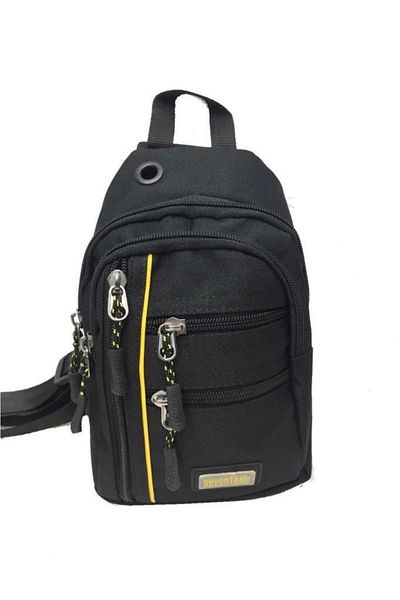 SEVENTEEN 4924-22 Striped Men's Body Bag Crossbody Bag
