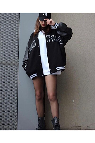 ND STYLİNG Jachetă Colegiu cu broderie Nd Complex, țesătură groasă cu 3 fire