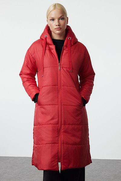 Trendyol Collection Palton roșu cu croiala normală - TWOAW24MO00136