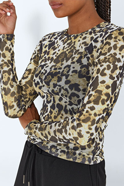 Noisy May Short Sleeve High Design Women's Knit Blouse - Pre95/EA5