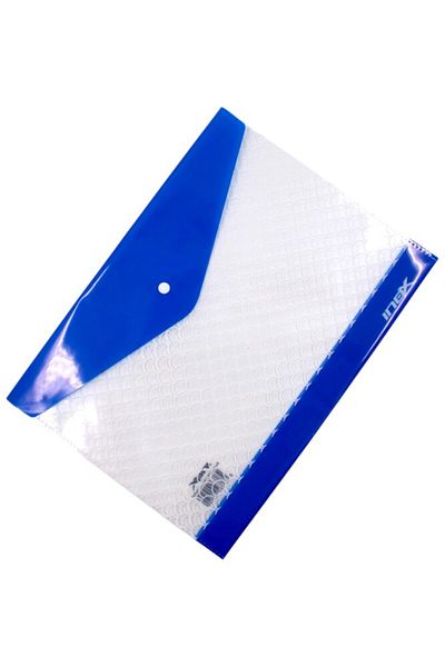 inox Colorful Laminated Snap File - 9599