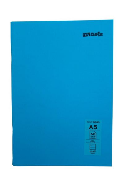 Mynote A5 60 Sheets Lined - Plastic Pastel Cover Notebook