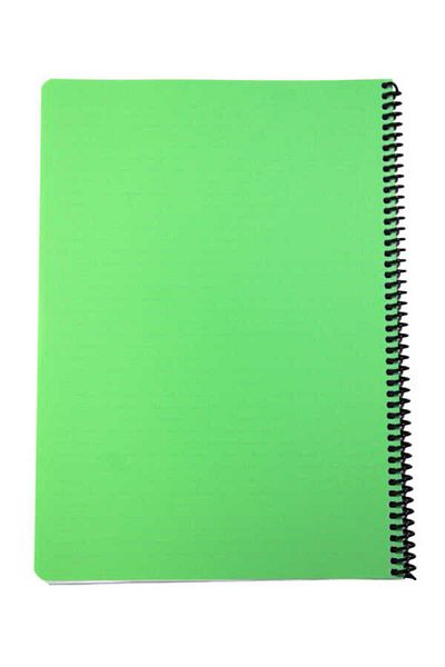 Mynote Flex A4 72 Sheets Lined Spiral Plastic Cover Notebook Pastel