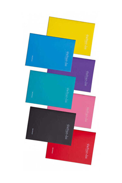 Mopak A5 40 Sheets Checked Plastic Cover School Notebook