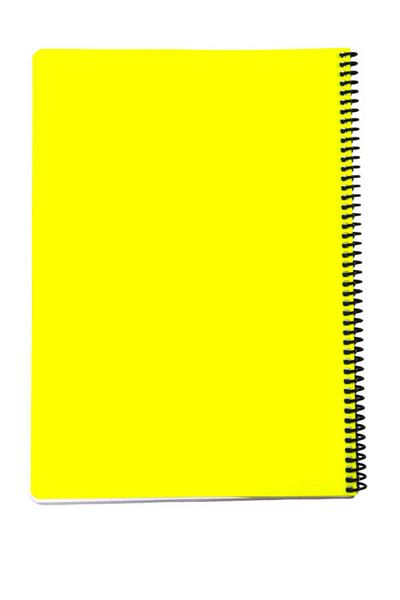 Mynote Flex A4 80 Sheets Checked Spiral Plastic Neon Cover Notebook