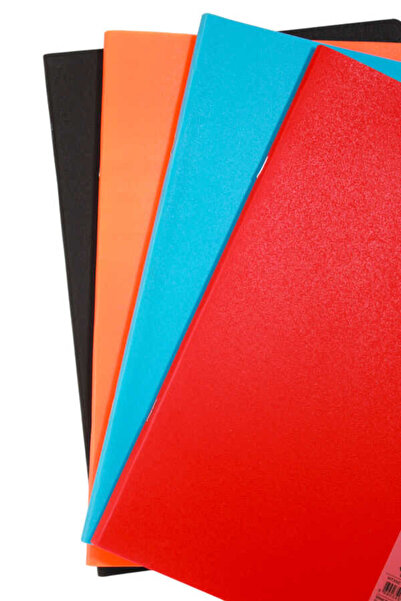 Mynote Text Neon A4 80 Sheets Unlined Plastic Cover Notebook