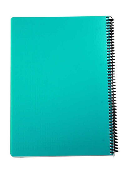 Gıpta A4 Chroma 120 Sheets Checked Plastic Cover Spiral Notebook
